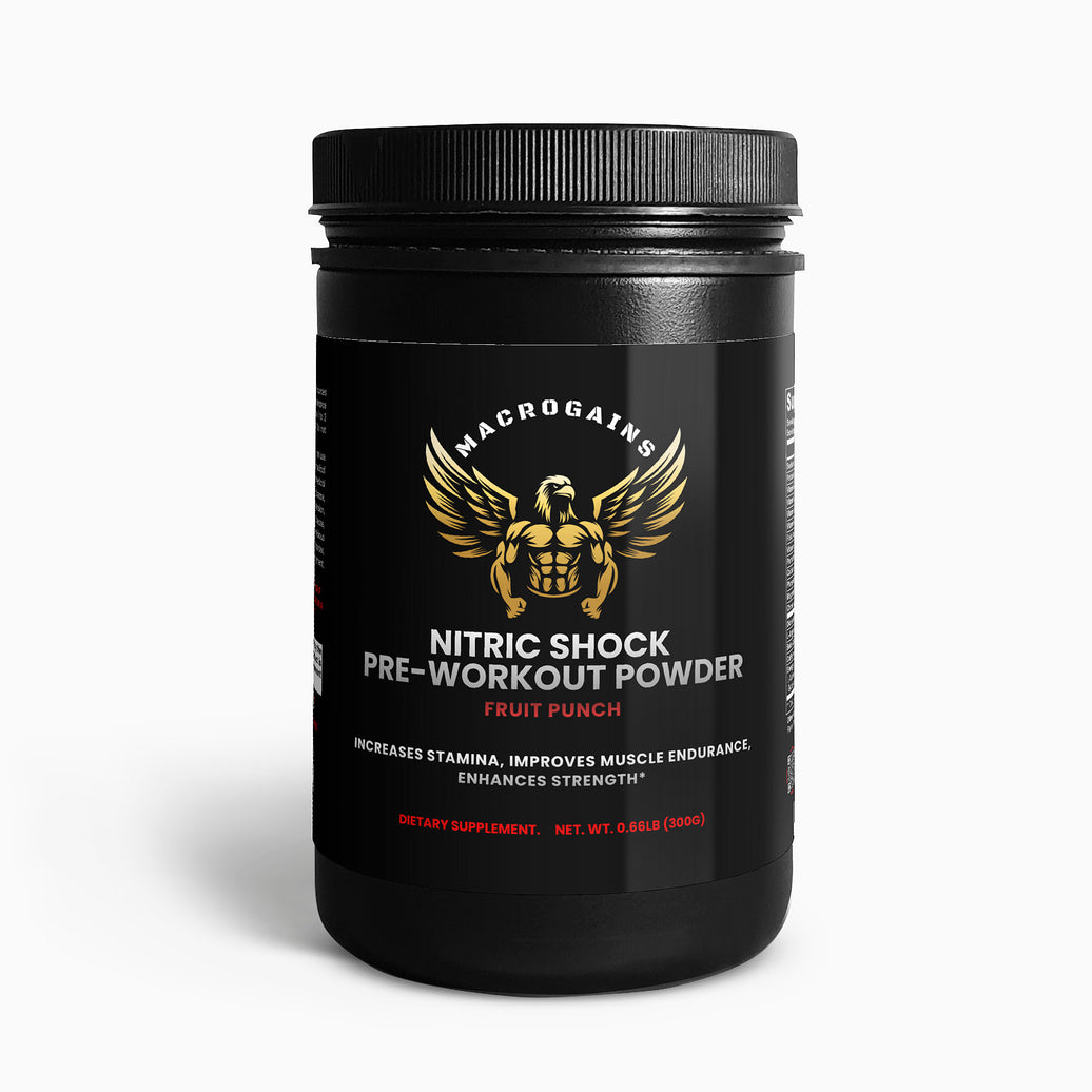 Nitric Shock Pre-Workout Powder (Fruit Punch)