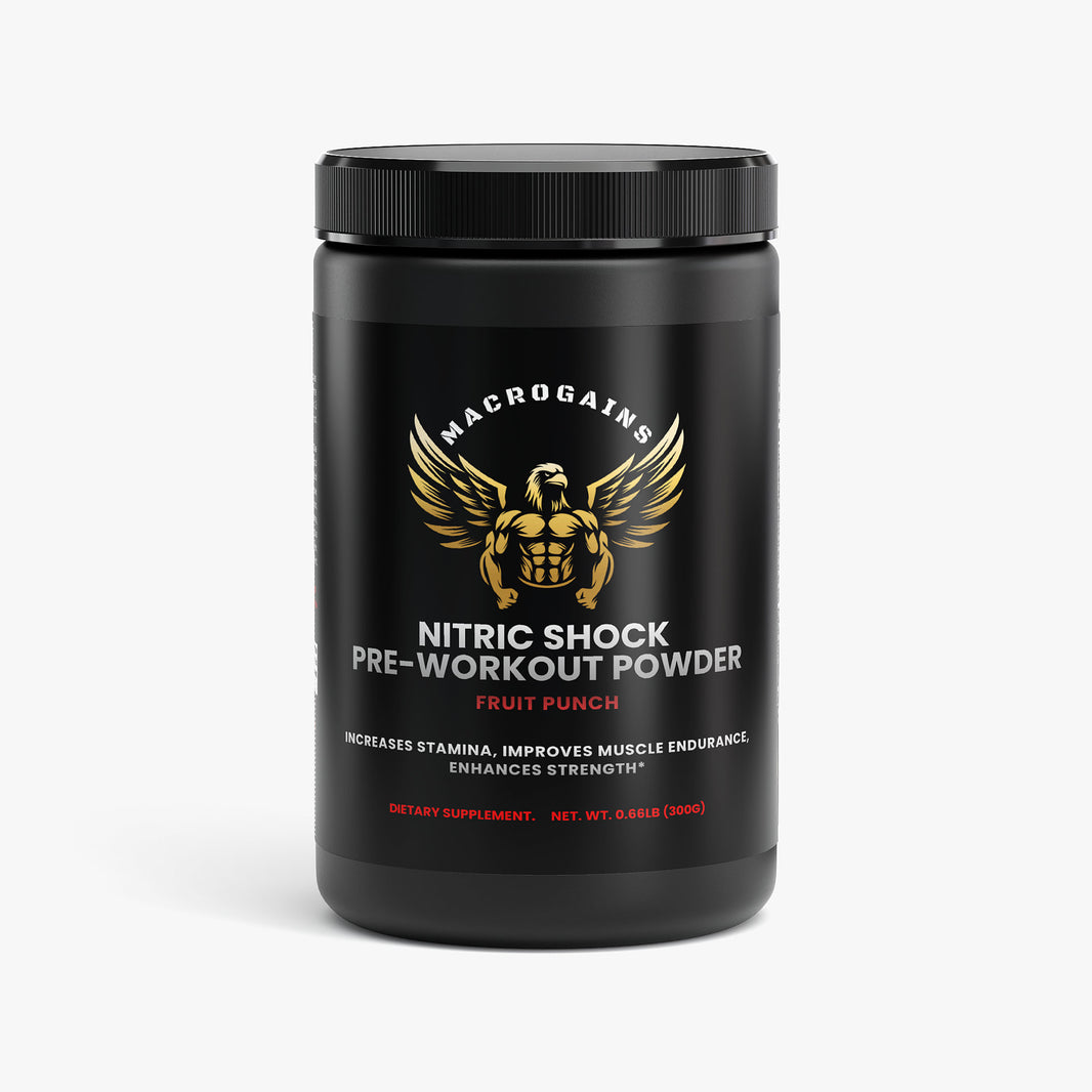 Nitric Shock Pre-Workout Powder (Fruit Punch)