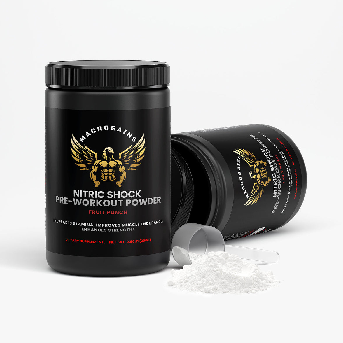 Nitric Shock Pre-Workout Powder (Fruit Punch)