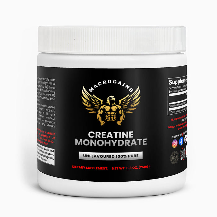 Creatine Monohydrate (100% Pure) 250g
