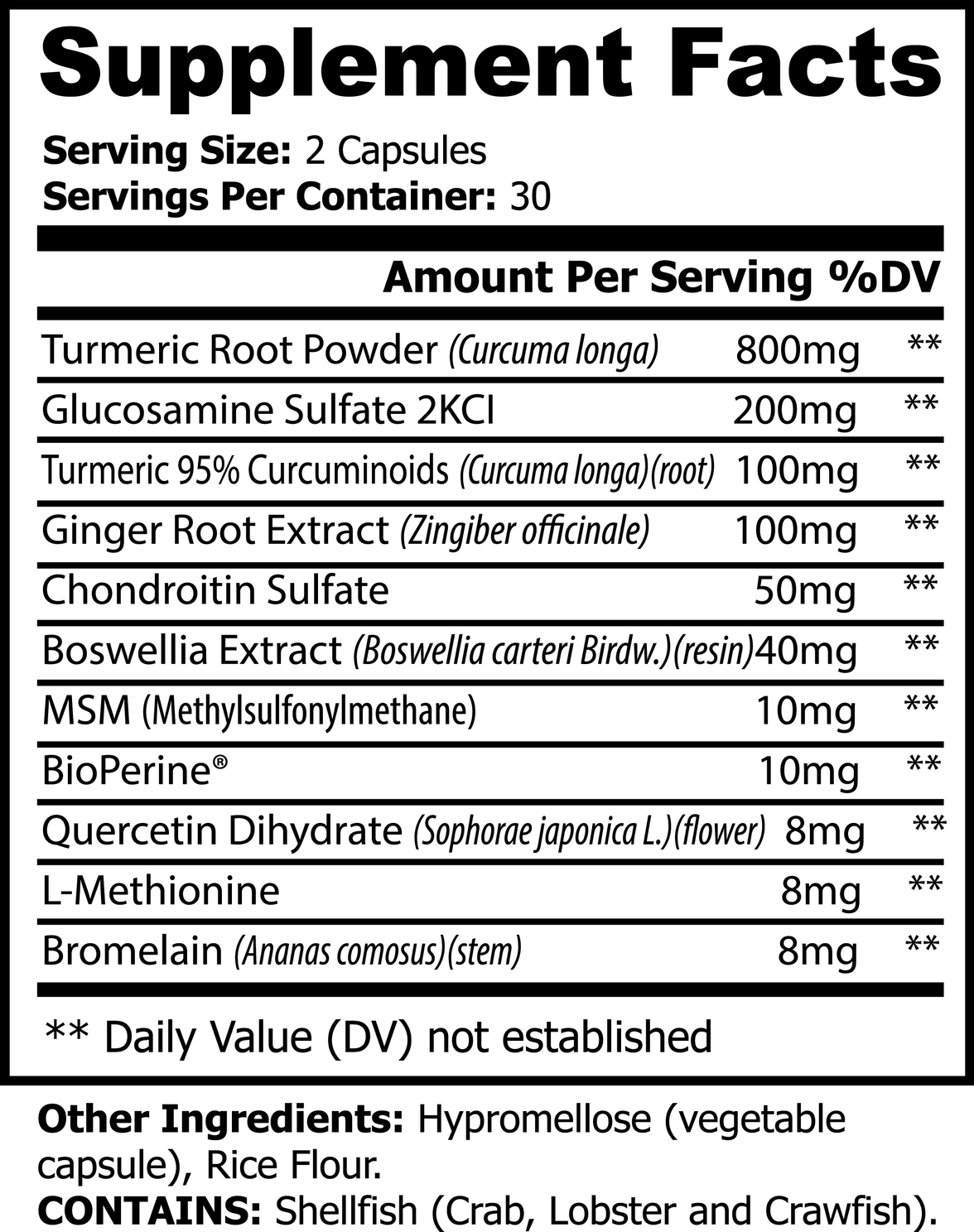 Platinum Turmeric Capsules