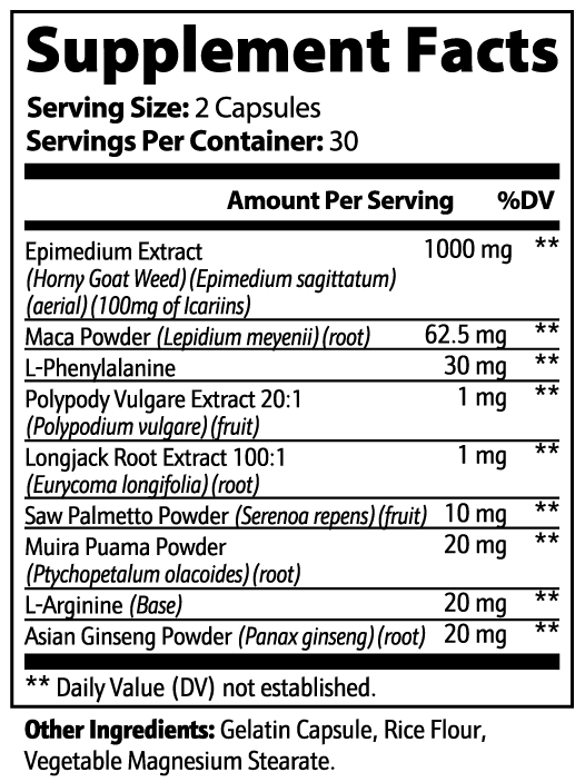 Horny Goat Weed Capsules