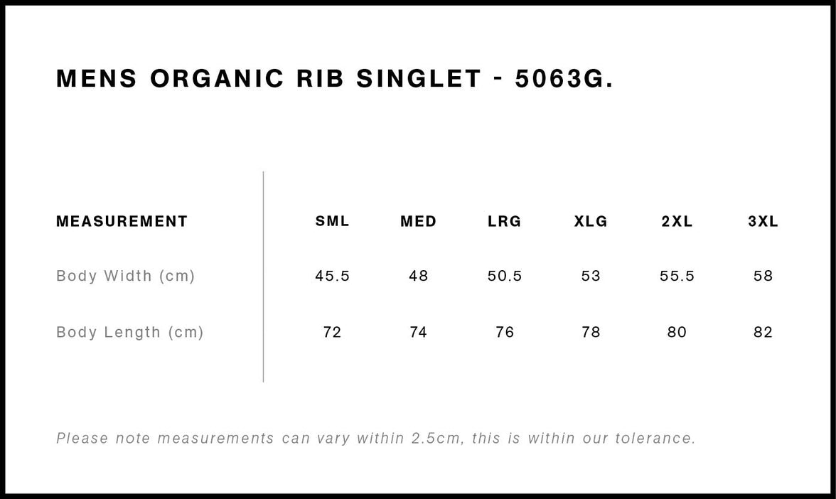 Macrogains Men's Slim Fit Singlet