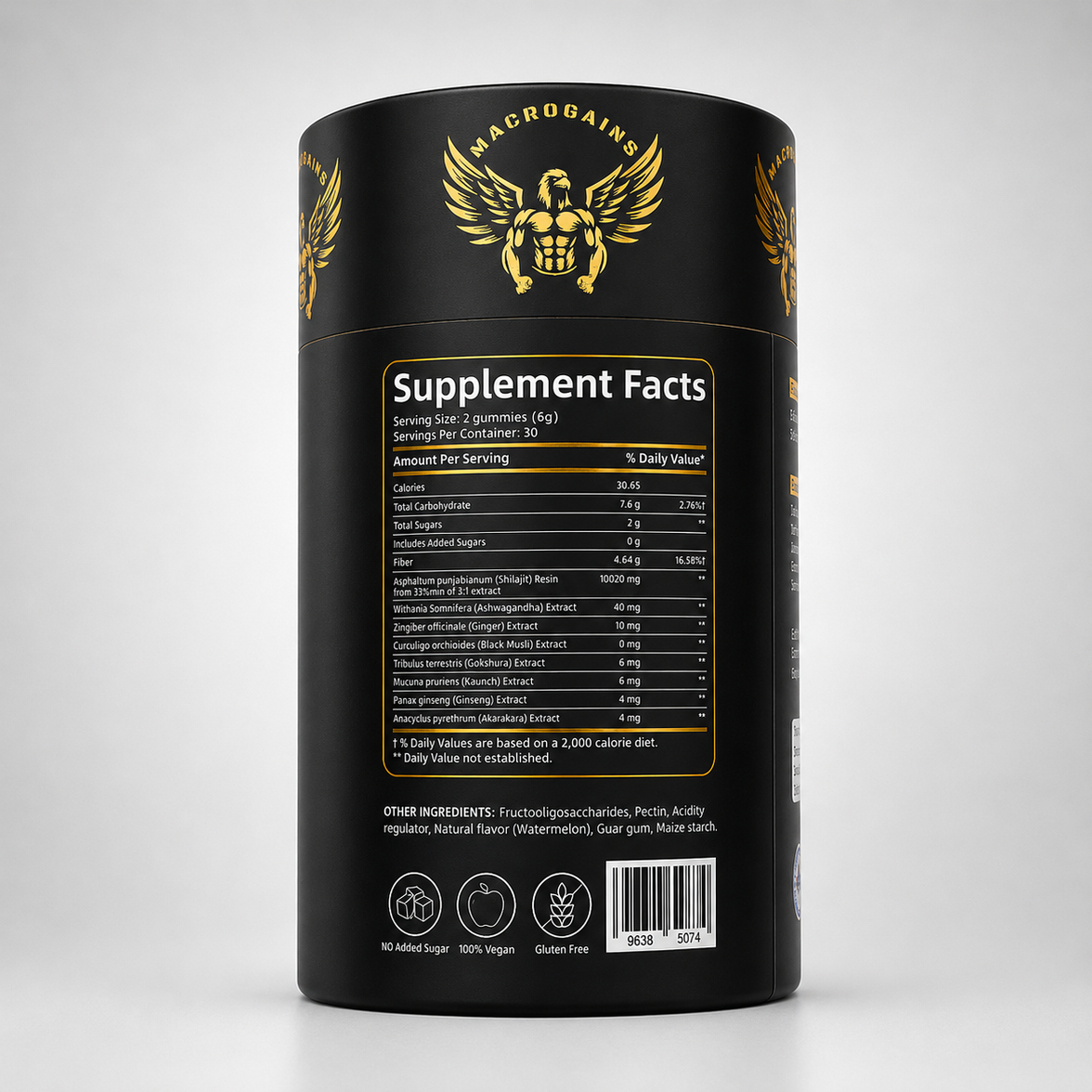 Premium Pure Himalayan Shilajit Watermelon Gummies